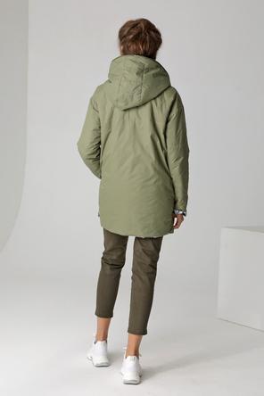 Куртка двухсторонняя женская DW-23120, фирма Dizzyway, цвет оливковый, вид 3