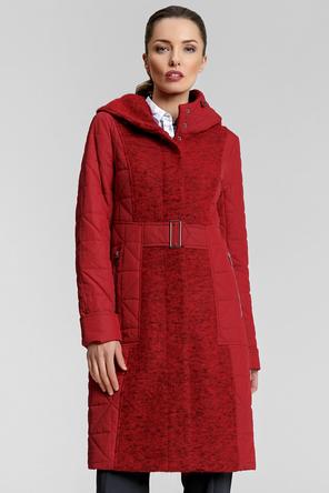 пальто с капюшоном Мадлен, цвет красный