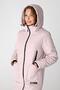 Зимнее пальто DW-23411, цвет серо-розовый, фото 3