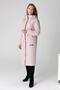 Зимнее пальто DW-23411, цвет серо-розовый, фото 1