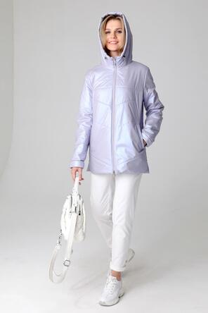Женская куртка стеганая DW-24116, цвет сиреневый, foto 3