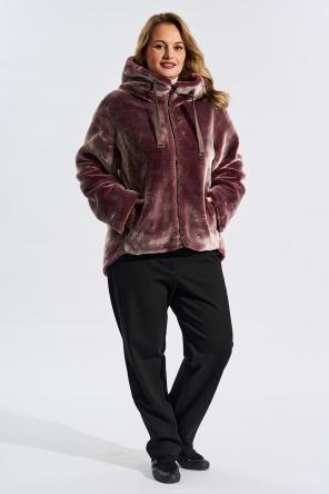 Куртка из эко меха Фредди, D'imma, цвет бордовый, фото 1