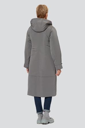 Демисезонное пальто с капюшоном Беатриз, DIMMA Studio, цвет серый темный, фото 3
