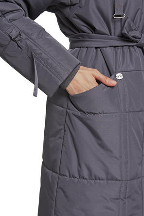 Зимнее пальто Толедо, цвет серо-сиреневый, тип 3