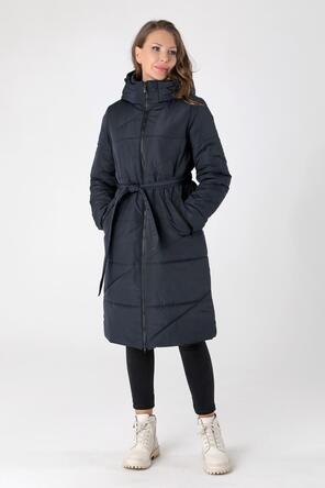 Зимнее женское пальто DW-23418, цвет темно-синий, вид 1 