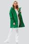 Утепленный плащ Молли, арт: DI-2354, бренд Димма, цвет ярко-зеленый, фото 1