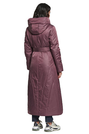 Женское зимние пальто Фортоле цвет прелая вишня, фото 4