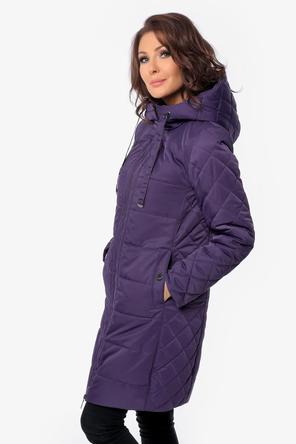 Зимнее женское пальто DW-21417, цвет фиолетовый, вид 5
