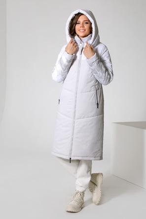 Зимнее пальто DW-22408, цвет светло-серый, вид 3