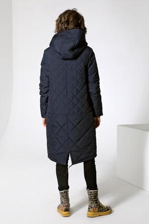 Зимнее пальто DW-22411, цвет темно-синий, фото 3