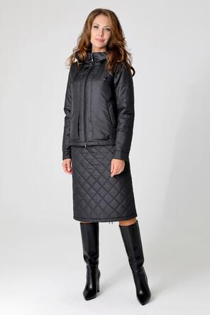 Женская куртка DW-24121, цвет черный, вид 1