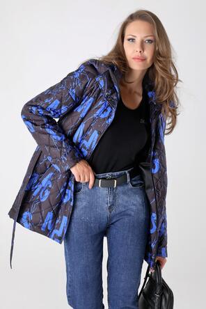 Женская куртка DW-24117, цвет ярко-синий, фото 4