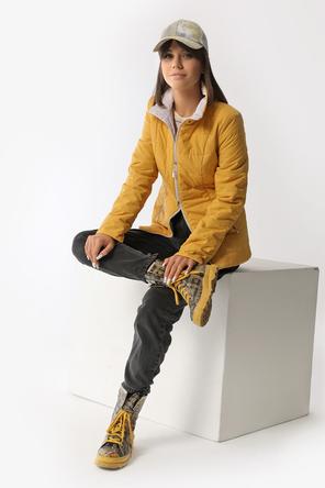 Женская куртка DW-22115 цвет желтый, вид 5