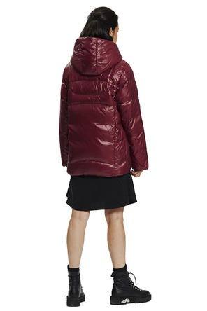 Зимняя куртка Таро, цвет брусничный, фото 4