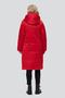 Утепленный плащ с капюшоном Нерида, D'IMMA fashion studio, цвет красный, фото 3