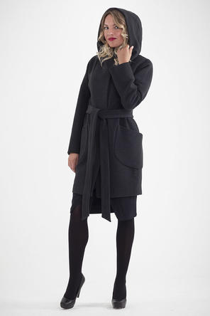 пальто женское с капюшоном арт. es-3-7007/3