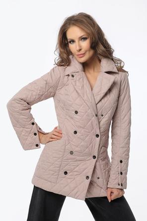 Женская куртка стеганая DW-22120, цвет серо-розовый, foto 5