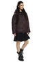 Зимняя куртка женская с капюшоном Димма артикул 2117 цвет баклажан, вид 2