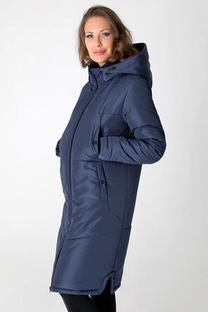 Женское зимнее пальто DW-23410 цвет темно-синий, foto 3