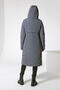 Женское зимнее пальто 22414 Dizzyway, цвет графитовый, фото 4