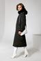 Женское зимнее пальто Dizzyway арт. DW-21403, цвет черный, фото 2