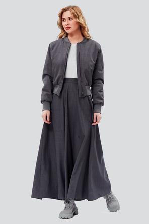 Куртка-бомбер Ева, DI-2357, бренд Димма Фешн, цвет серый, фото 1