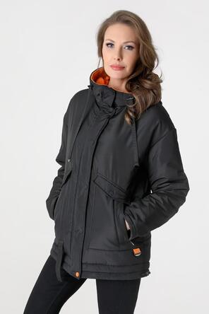 Женская куртка с капюшоном DW-23333, цвет черный, фото 3