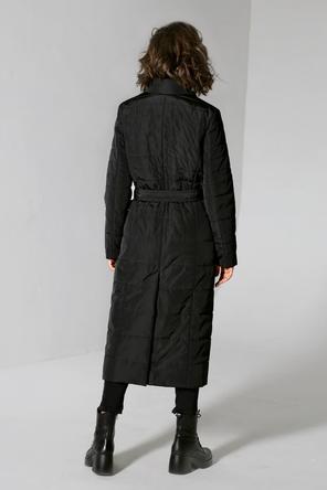 Женское стеганое пальто DW-22317, цвет черный, фото 02