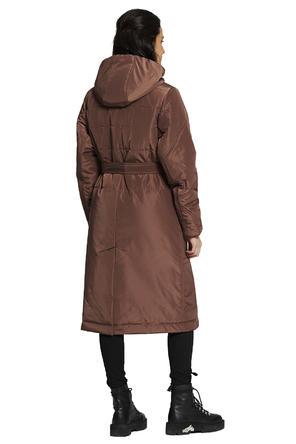 Зимнее пальто Ланчетти от Dimma, цвет коричневый фото 3