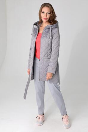 Куртка стеганая женская DW-24124, цвет серый, фото 4
