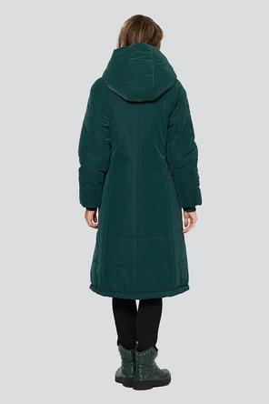 Зимнее пальто с капюшоном Регина Димма, артикул 2309, цвет зеленый, фото 07