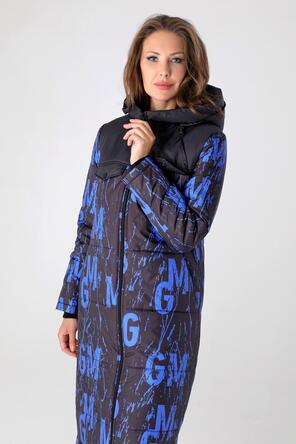 Зимнее женское пальто DW-23415, цвет ярко-синий, вид 4