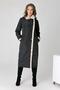 Женское стеганое пальто DW-23302, цвет черный, фото 1