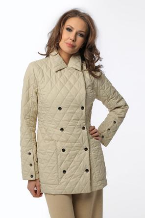 Женская куртка стеганая DW-22120, цвет слоновая кость, foto 4
