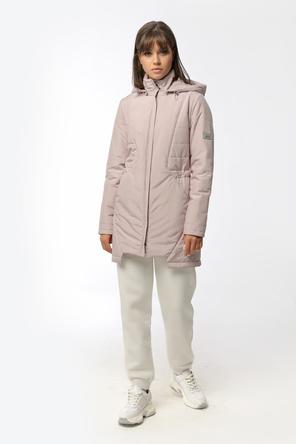 Женская куртка DW-22112, цвет серо-розовый, вид 1