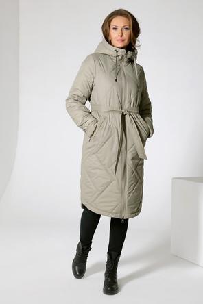 Зимнее женское пальто DW-22404, цвет оливковый, вид 2