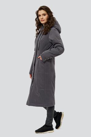 Демисезонное пальто с капюшоном Капитолина, DIMMA Studio, цвет серый, фото 1
