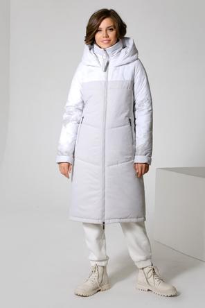 Зимнее пальто DW-22408, цвет светло-серый, вид 1