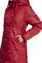 Зимнее пальто с капюшоном Димма артикул 2119 цвет красный vid 4