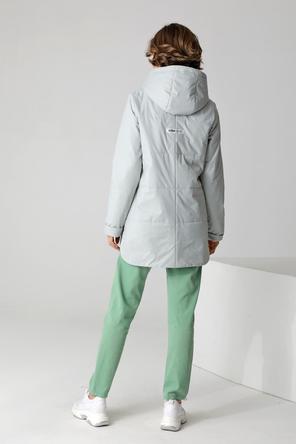 Женская длинная куртка DW-23116,  DizzyWay, цвет светло-ментоловый, фото 3
