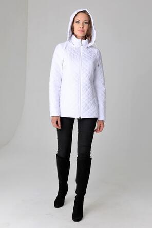Куртка утепленная DW-24119, цвет белый, фото 5