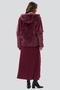 Куртка из эко меха Баркли, D'imma, цвет винный, фото 3