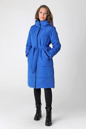Зимнее женское пальто DW-23418, цвет ярко-синий, вид 1 