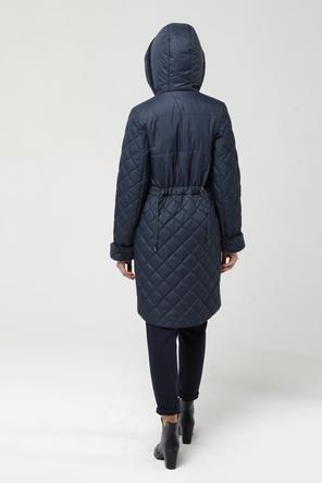 Женское стеганое пальто DW-21332, цвет темно-синий, фото 02