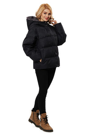 Зимняя куртка Элла от Dimma, цвет темно серый, фото 1