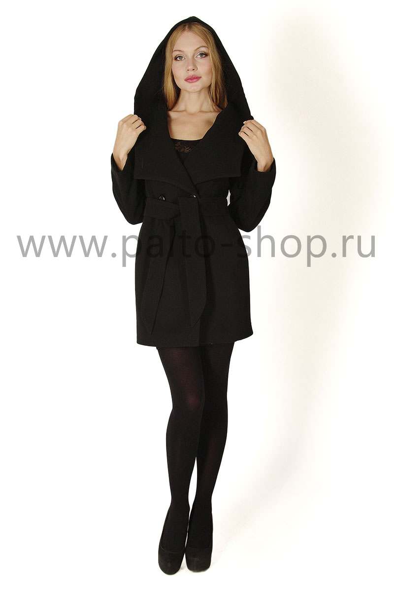 Пальто с капюшоном КС-17411, бренд Koru Style