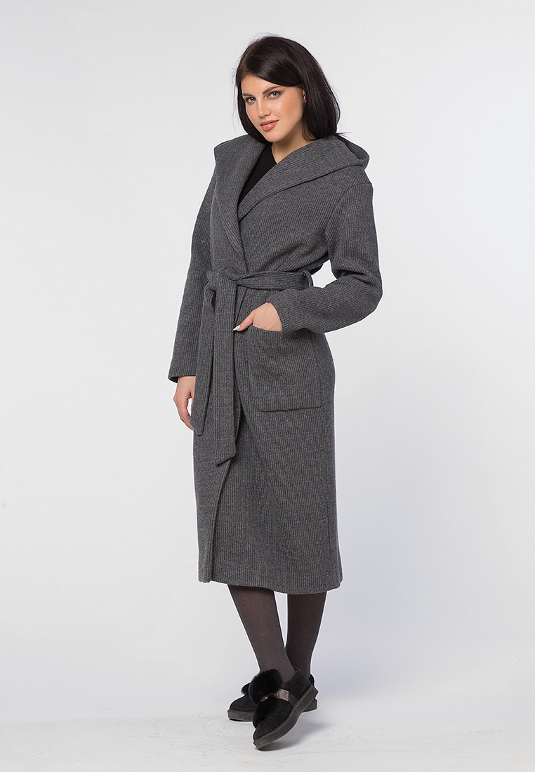 Трикотажное пальто с капюшоном Итэлия, VIA Lattea