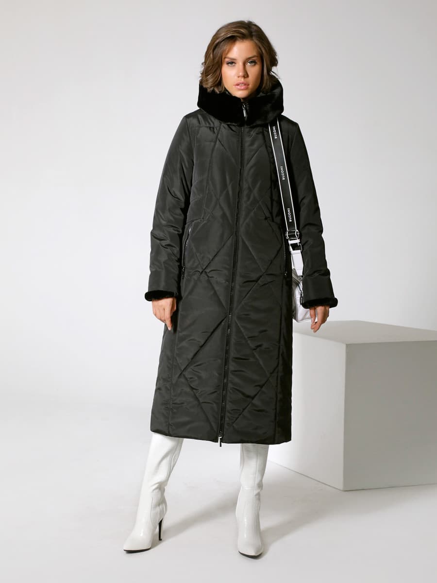Зимнее пальто с мехом DW-21403, фирма DizzyWay
