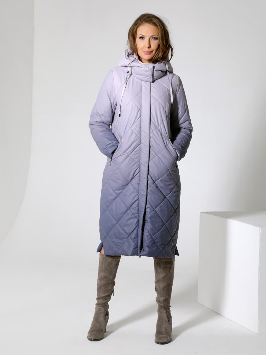 Зимнее стеганое пальто DW-22406, фирма DizzyWay
