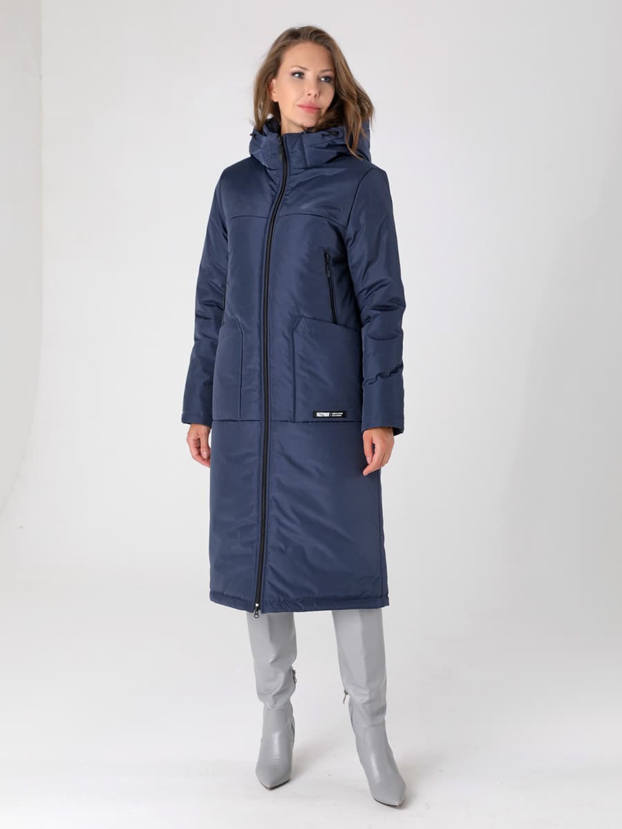 Зимнее пальто с капюшоном DW-23411 , Dizzy way